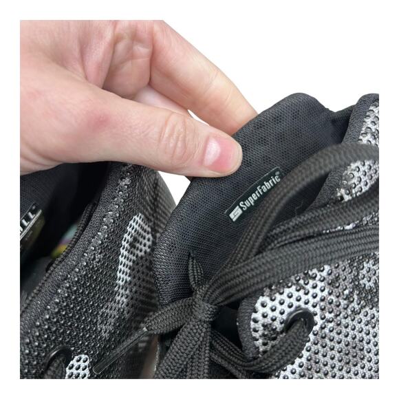 NOBULL Mid Top Trainer Shoes Mens Size 10.5 Black Floral SuperFabric Sneakers - Picture 4 of 7